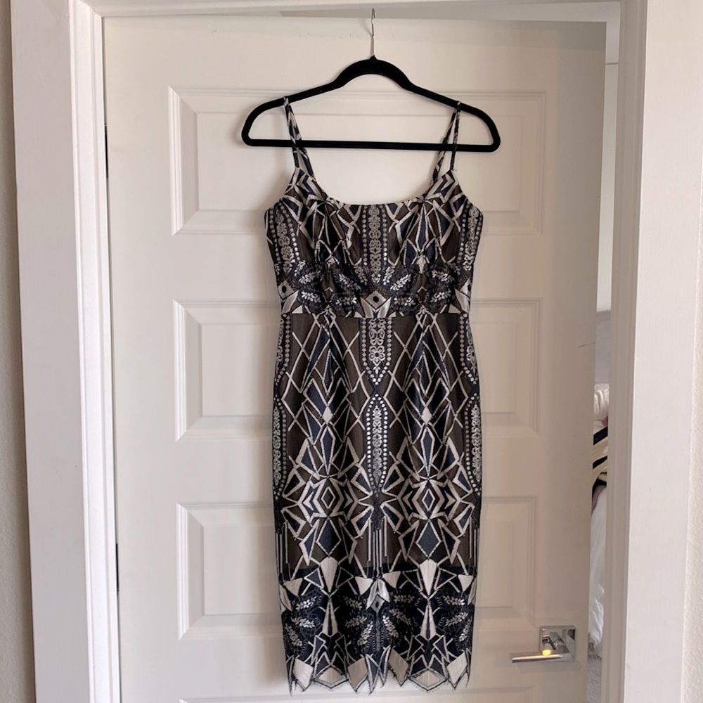 Stunning BCBGMaxazria midi dress.